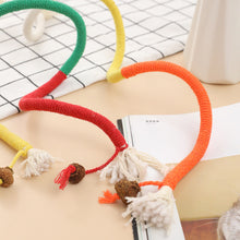 Load image into Gallery viewer, Interactive Cat Teething Rope Wand Durable Cotton Self-Entertainment Cat Chew Toy Cat Dental Toy Bite Rope Stick Cat Supplies
