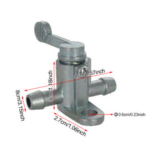 Load image into Gallery viewer, Motorcycle 8mm 5/16'' Fuel Tap Gas Petrol Valve Fuel Tank Switch for Honda Kawasaki KTM Suzuki Yamaha ATV PW50 PW80
