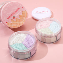 Load image into Gallery viewer, Flour Powder Honey Powder Oil Control Makeup Powder Matte Fog Brightening Face Repairing Powder Three Color Blush Powder
