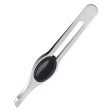 Load image into Gallery viewer, Beauty Tools Big Belly Eyebrow Clip Tweezers Stainless Steel Eyebrow Clip Eyebrow Trimming Tweezers Diagonal Flat Mouth
