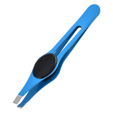 Load image into Gallery viewer, Beauty Tools Big Belly Eyebrow Clip Tweezers Stainless Steel Eyebrow Clip Eyebrow Trimming Tweezers Diagonal Flat Mouth

