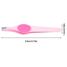 Load image into Gallery viewer, Beauty Tools Big Belly Eyebrow Clip Tweezers Stainless Steel Eyebrow Clip Eyebrow Trimming Tweezers Diagonal Flat Mouth
