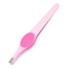 Load image into Gallery viewer, Beauty Tools Big Belly Eyebrow Clip Tweezers Stainless Steel Eyebrow Clip Eyebrow Trimming Tweezers Diagonal Flat Mouth
