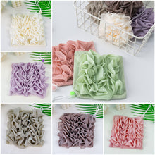 Load image into Gallery viewer, 2-In-1 Bath Ball Towel Loofah with Drawstring Closure for Soap Soft Exfoliating Mesh Shower Sponge Skin Care Bathing Tool

