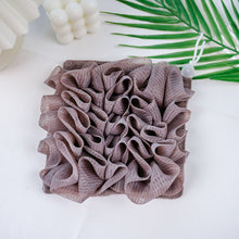Load image into Gallery viewer, 2-In-1 Bath Ball Towel Loofah with Drawstring Closure for Soap Soft Exfoliating Mesh Shower Sponge Skin Care Bathing Tool
