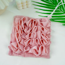 Load image into Gallery viewer, 2-In-1 Bath Ball Towel Loofah with Drawstring Closure for Soap Soft Exfoliating Mesh Shower Sponge Skin Care Bathing Tool
