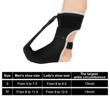 Load image into Gallery viewer, Foot Drop Stretching Belt Night Splint Adjustable Male Female Fixed Ankle Support Full Support Orthosis
