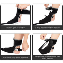 Load image into Gallery viewer, Foot Drop Stretching Belt Night Splint Adjustable Male Female Fixed Ankle Support Full Support Orthosis
