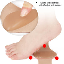 Load image into Gallery viewer, Silicone Flat Foot Correction Insole Elastic Bandage Arch Support Pad Flat Foot Massage Pad Men Women Eversion Footrest Pad
