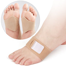 Load image into Gallery viewer, Silicone Flat Foot Correction Insole Elastic Bandage Arch Support Pad Flat Foot Massage Pad Men Women Eversion Footrest Pad
