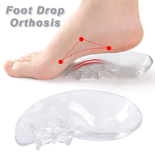 Load image into Gallery viewer, Transparent Arch Half Pad Adult Hoop Leg Inner and Outer Eight Shape Correction Arch Back Pad Flat Arch Support Insole
