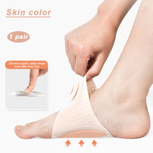 Load image into Gallery viewer, Thickened Silicone Arch Pad Flat Foot Support Insole High Arch Orthotic Insole Foot Inversion Collapse Trainer
