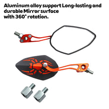 Load image into Gallery viewer, 2Pcs Motorcycle Rearview Mirror Modification Spider Mirrors Reflector Bicycle Motorbike Accessories
