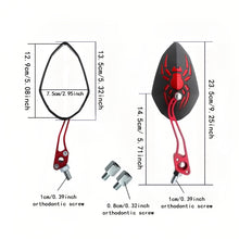 Load image into Gallery viewer, 2Pcs Motorcycle Rearview Mirror Modification Spider Mirrors Reflector Bicycle Motorbike Accessories
