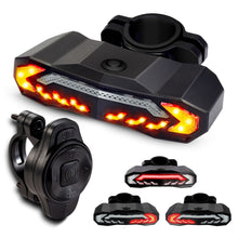 Load image into Gallery viewer, Bicycle Intelligent Sensor Brake Taillight Waterproof And Anti-Theft Remote Control Steering Warning Light Type-C Charging

