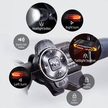 Load image into Gallery viewer, Bicycle Intelligent Sensor Brake Taillight Waterproof And Anti-Theft Remote Control Steering Warning Light Type-C Charging

