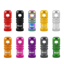 Load image into Gallery viewer, 1PC Multi-Functional Bicycle Aluminum Alloy Presta Valve Core Dust Cover Tubeless Tire Valve Core Disassembly Tool

