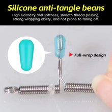 Load image into Gallery viewer, 10PCS Quick-Release Hook Separator Anti-Winding Spring Subline Double-Hook Rig Spreader Lure Fishing Accessories

