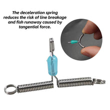 Load image into Gallery viewer, 10PCS Quick-Release Hook Separator Anti-Winding Spring Subline Double-Hook Rig Spreader Lure Fishing Accessories
