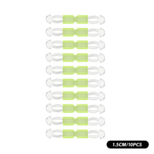 Load image into Gallery viewer, 10PCS 1.5-5CM Silicone Sub-Wire Fixed-Distance Fork Bean Anti-Winding Quick-Hanging Hook Spreader Fishing Accessories
