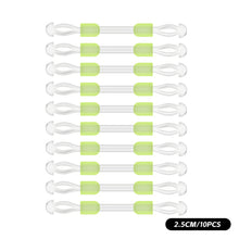 Load image into Gallery viewer, 10PCS 1.5-5CM Silicone Sub-Wire Fixed-Distance Fork Bean Anti-Winding Quick-Hanging Hook Spreader Fishing Accessories

