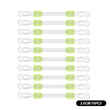Load image into Gallery viewer, 10PCS 1.5-5CM Silicone Sub-Wire Fixed-Distance Fork Bean Anti-Winding Quick-Hanging Hook Spreader Fishing Accessories
