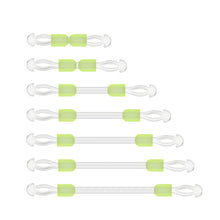 Load image into Gallery viewer, 10PCS 1.5-5CM Silicone Sub-Wire Fixed-Distance Fork Bean Anti-Winding Quick-Hanging Hook Spreader Fishing Accessories
