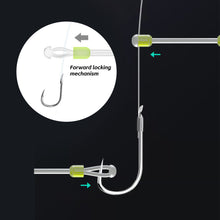 Load image into Gallery viewer, 10PCS 1.5-5CM Silicone Sub-Wire Fixed-Distance Fork Bean Anti-Winding Quick-Hanging Hook Spreader Fishing Accessories
