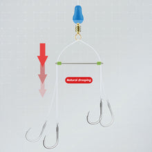 Load image into Gallery viewer, 10PCS 1.5-5CM Silicone Sub-Wire Fixed-Distance Fork Bean Anti-Winding Quick-Hanging Hook Spreader Fishing Accessories
