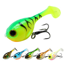 Load image into Gallery viewer, 1PC 6CM/9.7G Lure Simulation Pufferfish Surface Jumping Fish Bait T-Tail Submerged Fake Bait For Bass And Mandarin Fish
