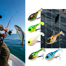 Load image into Gallery viewer, 1PC 6CM/9.7G Lure Simulation Pufferfish Surface Jumping Fish Bait T-Tail Submerged Fake Bait For Bass And Mandarin Fish
