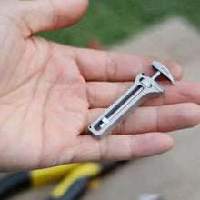 Load image into Gallery viewer, 1PC Multi-Functional Compact Zinc Alloy Auxiliary Tool Adjustable Wrench Outdoor Bottle Opener Screwdriver
