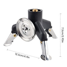 Load image into Gallery viewer, Outdoor Camping Gas Canister Foldable Tripod Adapter With Copper Core Locking Function Flat-To-Long Gas Canister Converter
