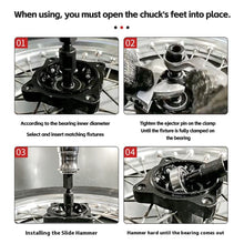Load image into Gallery viewer, 1PC Motorcycle Blind Hole Bearing Puller Disassembly Steel Collet Inner Bearing Puller Sturdy Extractor Automative Tool
