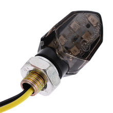 Load image into Gallery viewer, 2/4Pcs Universal Mini Motorcycle Smoke Lens Turn Signal Light 5LED 12V Amber Blinker Indicator Lamp Two Wire for Kawasake
