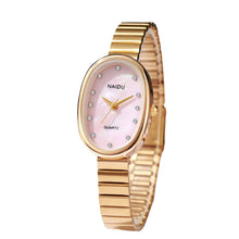 Load image into Gallery viewer, Minimalist Oval Quartz Watch Women Watch Fashion Steel Belt Quartz Casual Wristwatch Gifts Quartz Wristwatch
