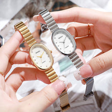 Load image into Gallery viewer, Minimalist Oval Quartz Watch Women Watch Fashion Steel Belt Quartz Casual Wristwatch Gifts Quartz Wristwatch
