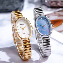 Load image into Gallery viewer, Minimalist Oval Quartz Watch Women Watch Fashion Steel Belt Quartz Casual Wristwatch Gifts Quartz Wristwatch
