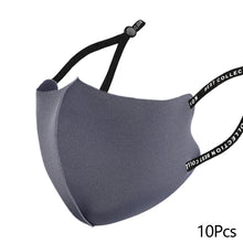 Load image into Gallery viewer, 10Pcs/Bag 3D Washable Adjustable Dust-proof Breathable Ice Cotton Knitted Mask Sunscreen Haze Reusable Face Mask Unisex Star Masks
