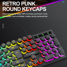 Load image into Gallery viewer, 104Keys Shadow Mechanical Feeling Cool Lighting Desktop Computer Laptop Esports Game Illuminated Wired Keyboard
