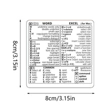 Load image into Gallery viewer, Shortcuts Sticker for Apple Mac OS System Shortcut Key Sticker for 13-16" MacBook Pro 13 /Air 13 Windows Palm Rest

