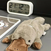 Load image into Gallery viewer, Plush Platypus Doll Pen Bag Ins High Value Soft Cute Cure Decompression Doll Students Learning Stationery Storage Bag

