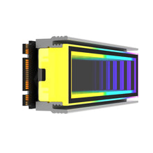 Load image into Gallery viewer, ARGB AURA Plug Sync Computer SSD M2 Radiator Aluminum PC RGB M.2 Nvme Cooler Heatsink Solid State Drive Heat Sink Cooler
