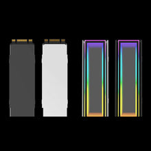 Load image into Gallery viewer, ARGB AURA Plug Sync Computer SSD M2 Radiator Aluminum PC RGB M.2 Nvme Cooler Heatsink Solid State Drive Heat Sink Cooler
