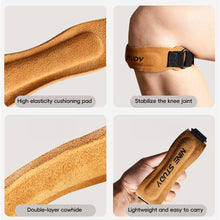Load image into Gallery viewer, 1PC Adjustable Professional Silicone Patellar Strap Cowhide Shock-Absorbing Joint Knee Brace Sport Ware Sports protection
