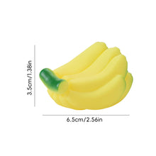 Load image into Gallery viewer, Vinyl Fruit Squeeze Toys Baby Sensory Water Play Fake Fruit Vegetable Squeaky Sensory Stimulation BPA-free Interactive Bathing Toy Kit

