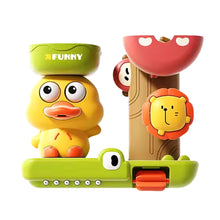Load image into Gallery viewer, Colorful Rotating Duck Water Wheel Toy for Babies Splash Bath Time Fun with Suction Cups Parent-Child Bath Sensory Toy for Toddlers
