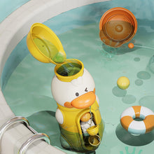 Load image into Gallery viewer, Rotating Water Wheel Toy for Baby Shower Elephant/Duck Suction Cup Multi-Sensory Engagement Toy Bathtub Spinner Parent-Child Bath Toy
