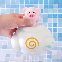 Load image into Gallery viewer, Cute Cloud Shower Egg Bath Toy Cartoon Animal Sprinkler Egg Swimming Cloud Colorful Interactive Bathtub Sensory Learning
