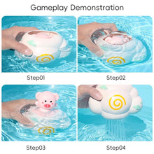 Load image into Gallery viewer, Cute Cloud Shower Egg Bath Toy Cartoon Animal Sprinkler Egg Swimming Cloud Colorful Interactive Bathtub Sensory Learning
